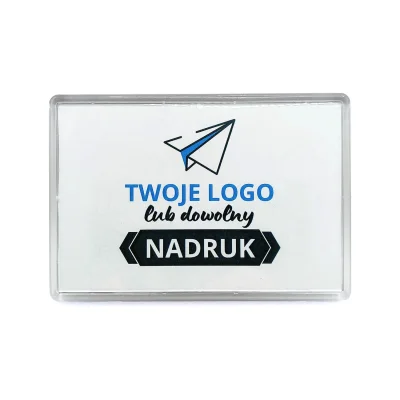 Magnesy akrylowe na lodówkę z nadrukiem